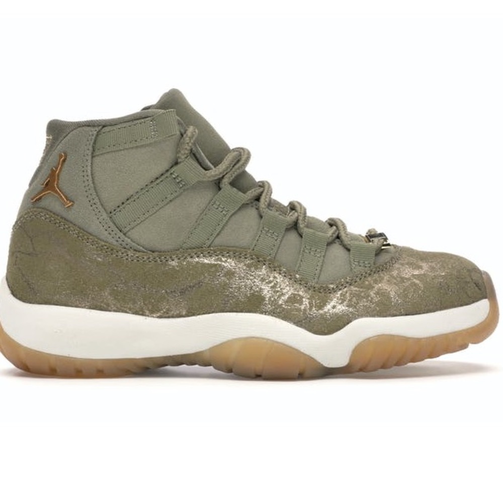 jordan 11 olive green